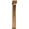 Ekena Millwork Thorton Slat Smooth Bracket w/ Offset Brace, Western Red Cedar, 5 1/2"W x 36"D x 40"H BKT0604X36X40THR06SWR - alternate 4